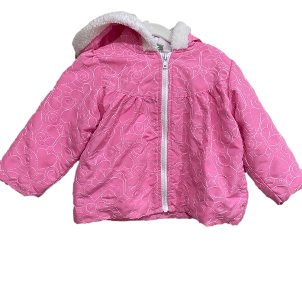 toddler Girl al&ray Jacket, 24M, Pink and white